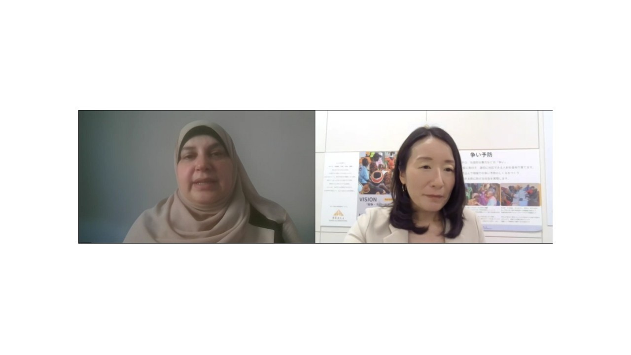 イベントレポート｜シリア平和構築オンライン対談｜瀬谷ルミ子×現地市民団体が語る希望と課題