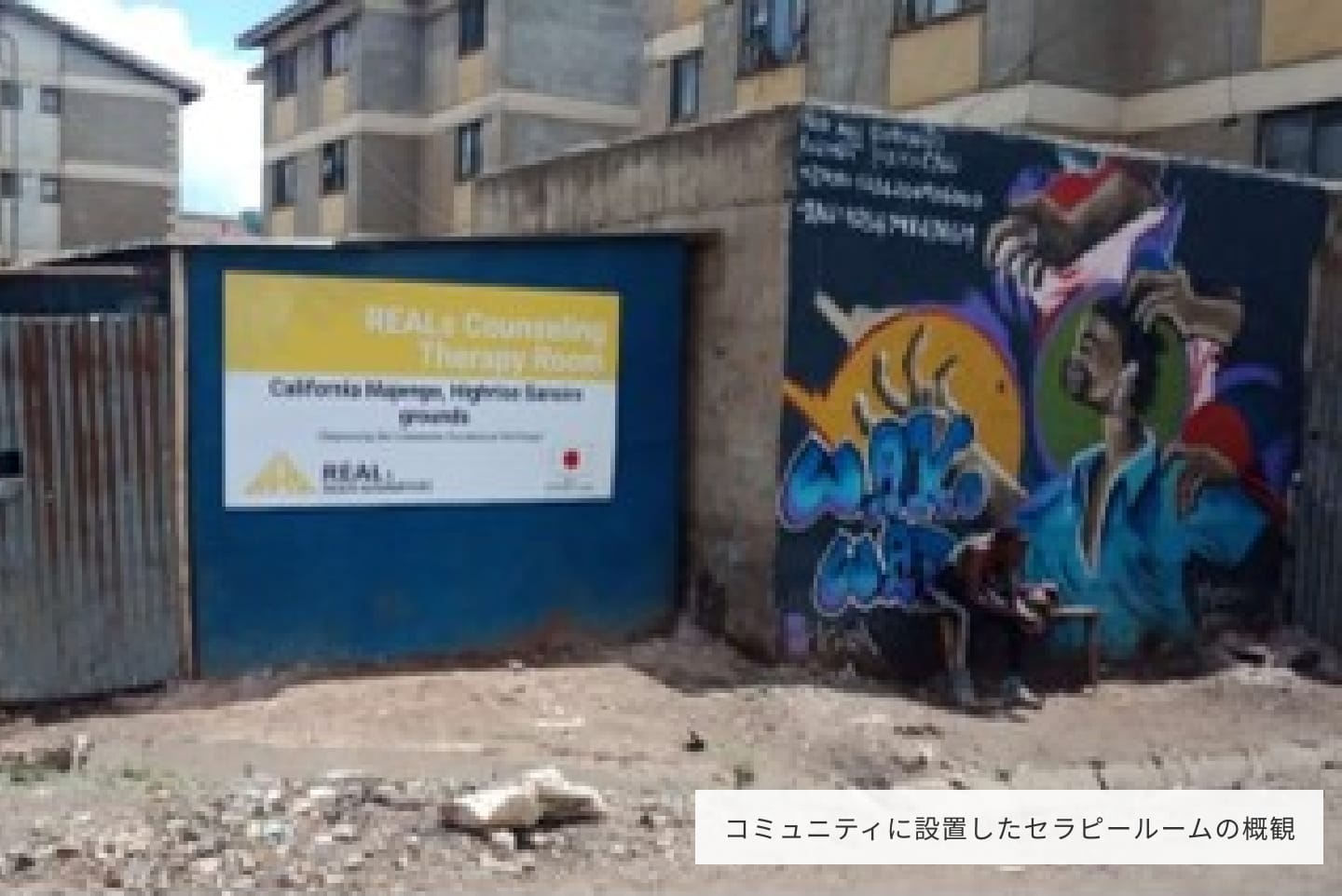 コミュニティに設置したセラピールームの概観