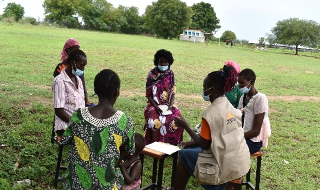3．コミュニティ・フォーカルパーソンの育成とGBV予防啓発メッセージのラジオ放送を通じ、表面化しづらい暴力を予防（南スーダン）