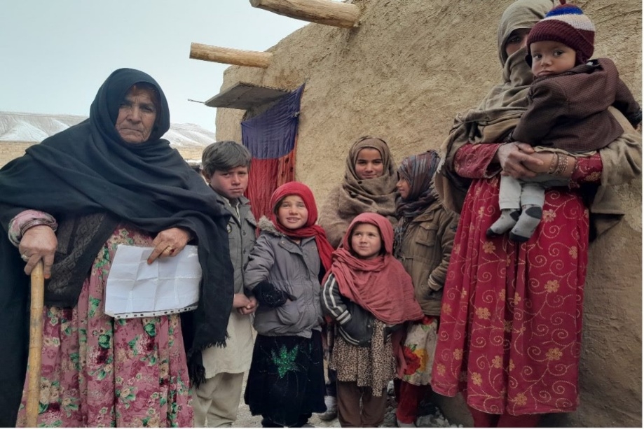 アフガニスタン中央部で、24,360人に食料を配布命と生活をつなぐ緊急支援